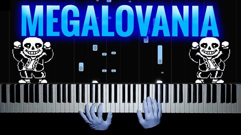 Megalovania - Undertale | EASY Piano - Hands Tutorial