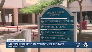 Mask mandate to be reinstated inside Palm Beach County government buildings