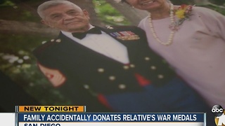 Family accidentally donates relative's war medals