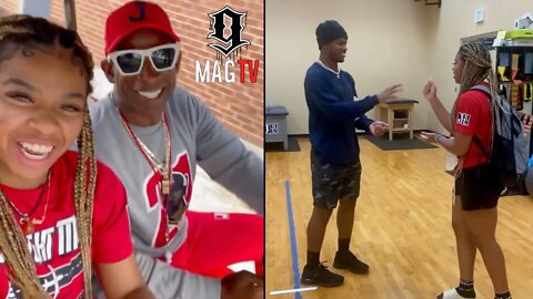 Deion Sanders & Daughter Shelomi Roasts Brother Shilo During His Workout! 😂