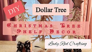 DIY Mini Christmas Tree (Dollar Tree)