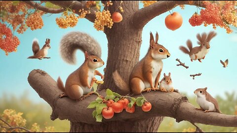 The Kindhearted Squirrel - A Heartwarming Moral Story for Kids 🌟