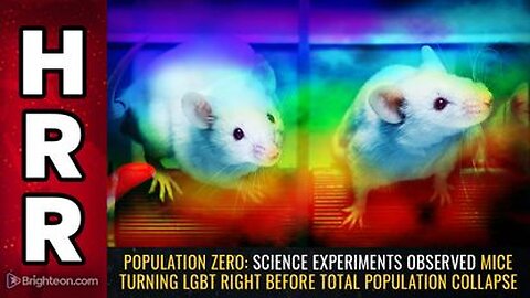 POPULATION 0 Science Experiments Observed Mice Turning LGBT Right Before Total Population Collapse