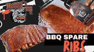 BBQ Pork Spare Ribs - Fall off the bone goodness - Maddog's BBQ Co.