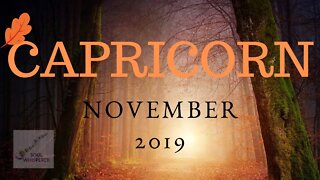 CAPRICORN: Expanding and Sharing More of Yourself * November