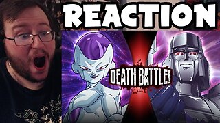 Gor's "DEATH BATTLE!" Frieza VS Megatron (Dragon Ball VS Transformers) REACTION (AMAZING!)