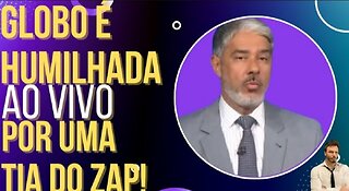 SENSACIONAL: Tia do Zap HUMILHA a Globolixo durante reportagem ao vivo!
