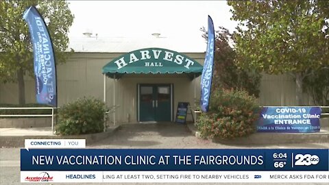 Vaccination clinic will be opening at Kern Fairgrounds for rest of the year