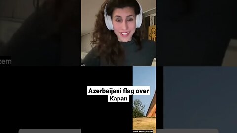 Azerbaijani flag flying in Kapan!