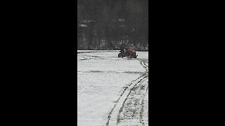 Snow mowing