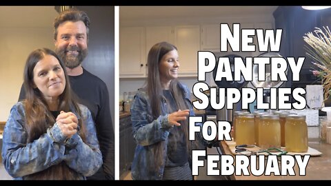 New Pantry Supplies For February | Health Supplements | Stocking Up | Prepping For Spring