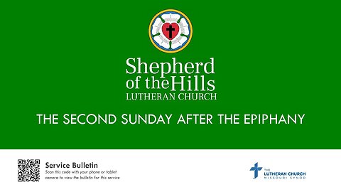 THE SECOND SUNDAY AFTER THE EPIPHANY (2024-01-14 9:30 AM)
