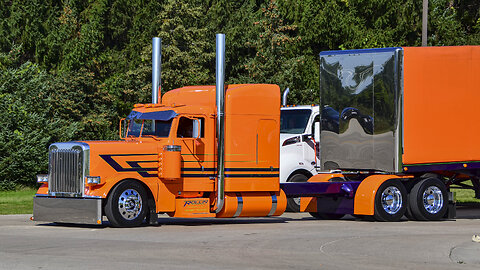 World's largest semi truck convoy in Wisconsin 200+ semi trucks, Special Olympics Convoy