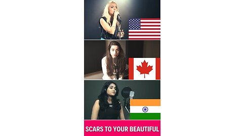 Who Sang It Better? Scars To Your Beautiful (Canada, India, USA) #Shorts