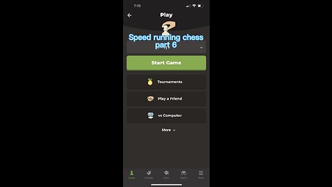 Speed running chess games part 6 ⚡️