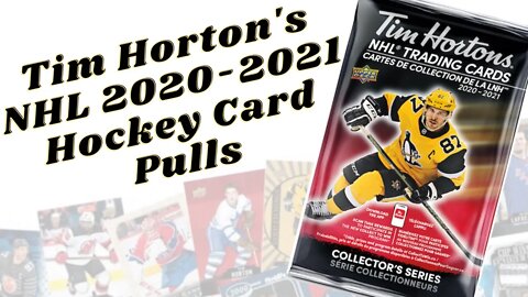 Tim Horton's NHL Trading Cards Pull #7