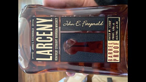 Larceny barrel proof a123