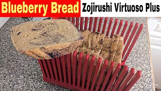 Blueberry Almond Flour Whole Wheat Bread, Zojirushi Breadmaker
