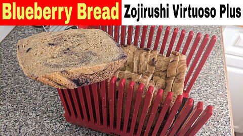 Blueberry Almond Flour Whole Wheat Bread, Zojirushi Breadmaker