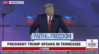 Trump: We Worship God, NOT Government