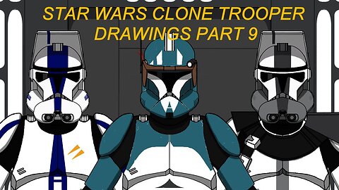 Drawing Clone Troopers (part 9)