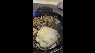 Big Bob’s Pepper Jack Cheeseburger with Sautéed Onions & Gourmet Mushrooms! #Cheeseburger #4K