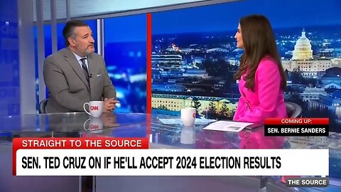 Sen Ted Cruz Takes CNN Host To Task Over Election Results