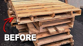 Turning Free Pallets into an Epoxy Table | Furniture Makeover