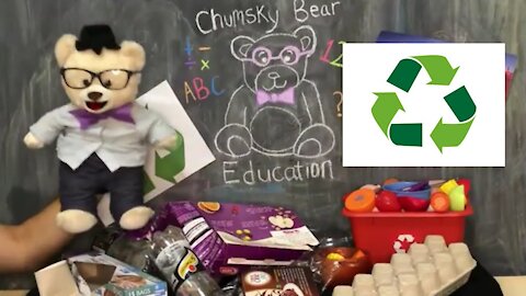 Learn about Recycling with Chumsky Bear | Climate Change| Healthy Planet | Educational Videos 4 Kids