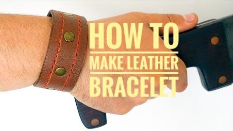 How To Make Leather Bracelet