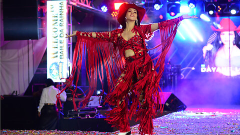 3ª Apresentação individual traje de gala da candidata a Rainha da Expoalta 2023, Dayane Lopes