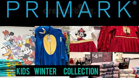 Primark kids winter collection 2023| primark come shop with me| Primark haul