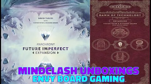Mindclash (Anachrony & Trickerion Expansions) Gamefound Unboxing