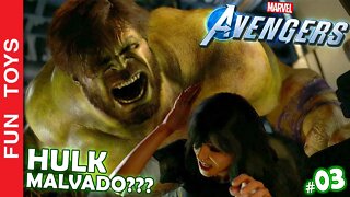 Marvel's Avengers #03 - Por que o HULK está atrás da Kamala?! Será que algo fez ele ficar MALVADO?💥