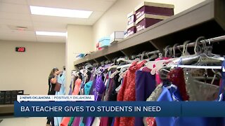 BA Teacher Gives to Students in Need