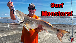 An Amazing Day Beach Fishing For Sharks And Bull Redfish Using Live Mullet As Bait!