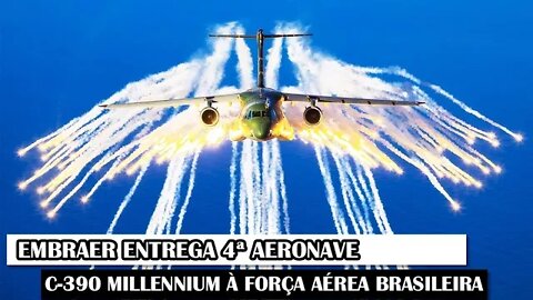 Embraer Entrega 4ª Aeronave C-390 Millennium À Força Aérea Brasileira