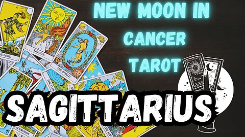 SAGITTARIUS ♐️ - Closing doors to the past! New Moon 🌑in Cancer Tarot reading #sagittarius #tarotary