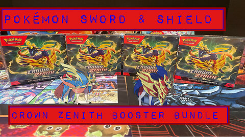 Pokémon crown zenith booster bundle