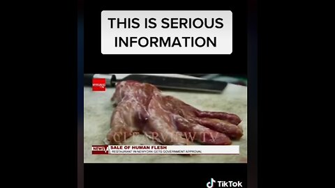 THIS IS SERIOUS INFORMATION SALE OF HUMAN FLESH in NYC restaurants