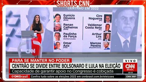 Centrão se divide entre Bolsonaro e Lula, controlar o poder, veja a parte do LULA| @SHORTS CNN