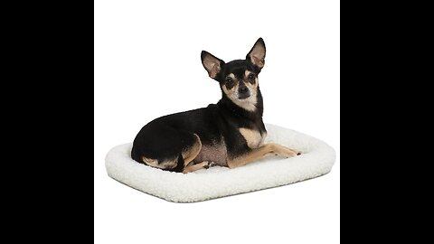 4 Pack Ultra Soft Dog Cat Bed Mat with Cute Prints Reversible Fleece Dog Crate Kennel Pad Thick...
