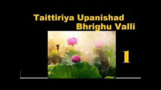 Taittiriya Upanishad Brighu Valli 1