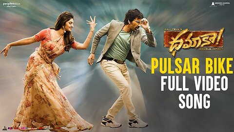 Pulsar Bike Full Video Song | Dhamaka | Ravi Teja | Sreeleela | Thrinadha Rao | Bheems Ceciroleo