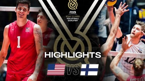 Volleyball: 🇺🇸 USA vs. 🇫🇮 FIN - Highlights | Men's OQT 2023