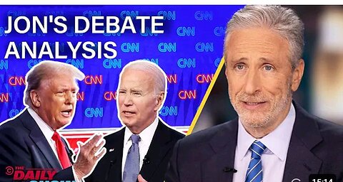 Jon Stewart's Debate Analysis Trump's Blatant Lies and Biden's Senior Moment