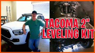 How to install a 2" Leveling kit on a 2022 Toyota Tacoma eps20. 2" lift to the front make it level