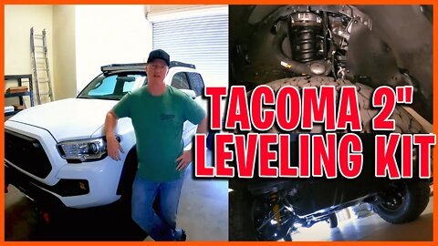 How to install a 2" Leveling kit on a 2022 Toyota Tacoma eps20. 2" lift to the front make it level