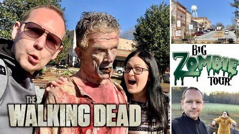 The Walking Dead | Big Zombie 2 & Walking Tour | Filming Locations | Travel Vlog