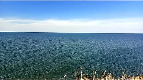Lake Erie on a Summer-Like Day with Lovely Blue Skies ~ October 24, 2023